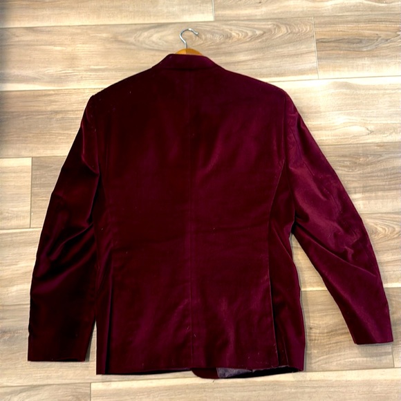 Bar III Men’s Suit Jacket - 42R - Maroon - Picture 3 of 6